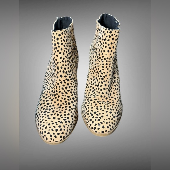 Maurices Cheetah Print Ankle Booties Women’s Size 11 Block Heel Western Boot - Picture 5 of 16